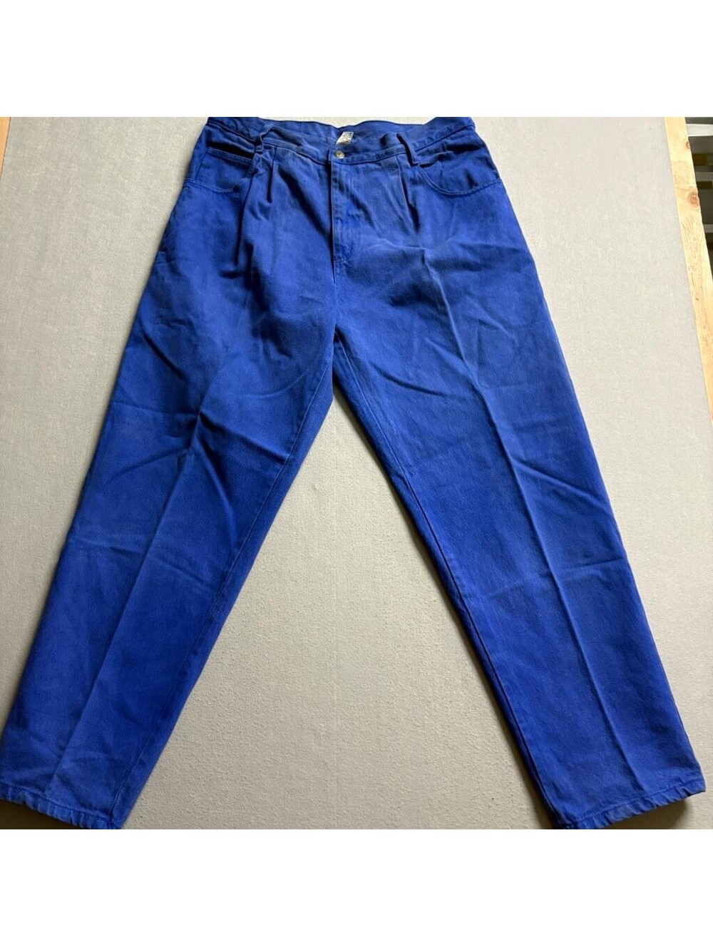 Rodin Vintage 90s Pleated Jeans Womens 38 Blue Denim High Rise Made in USA